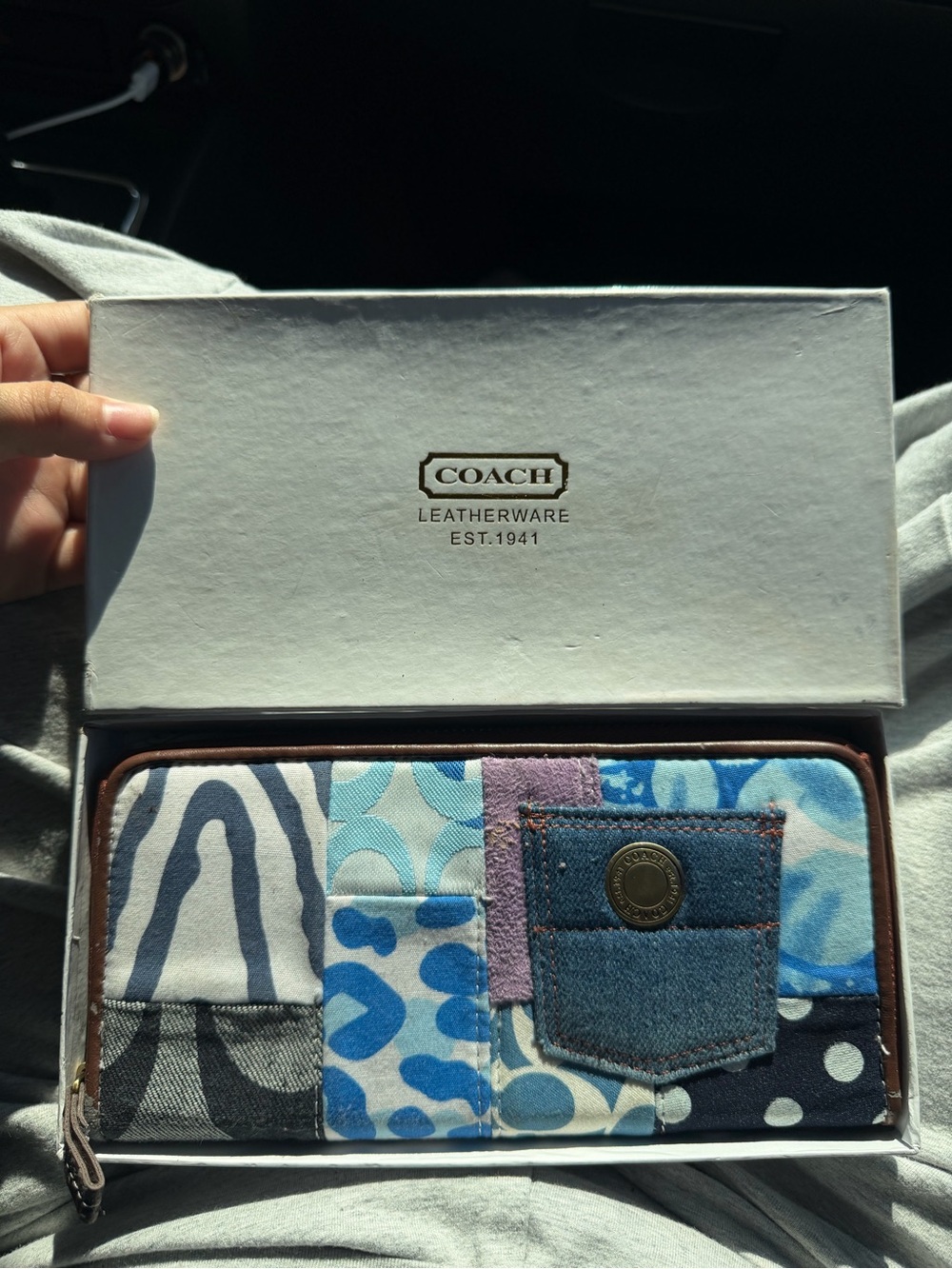 one for one coach wallet